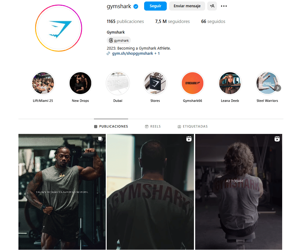instagram-para-negocios-2025-gymshark-caso-de-éxito